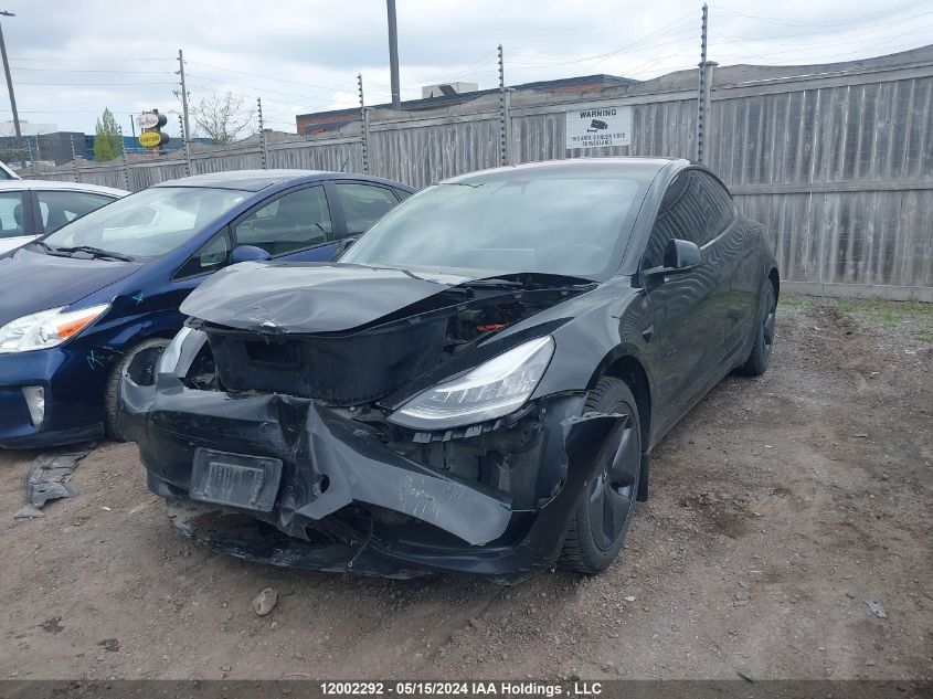 2018 Tesla Model 3 Long Range/Mid Range VIN: 5YJ3E1EA6JF028443 Lot: 12002292