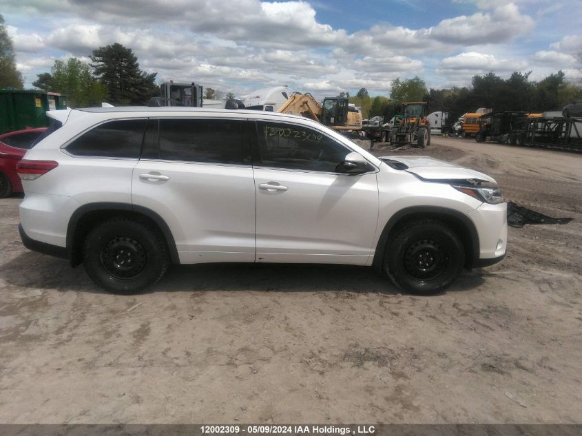 2017 Toyota Highlander Se/Xle VIN: 5TDJZRFH5HS510963 Lot: 12002309