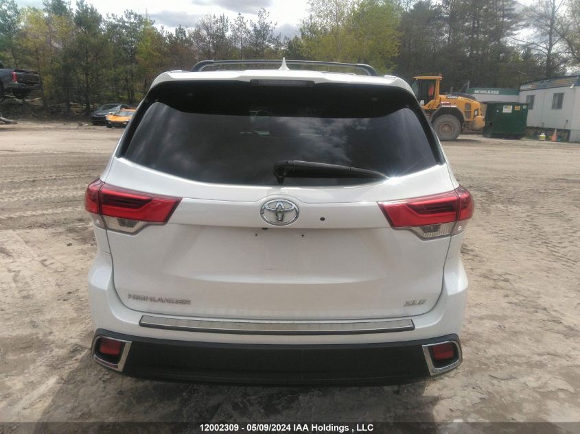 2017 Toyota Highlander Se/Xle VIN: 5TDJZRFH5HS510963 Lot: 12002309