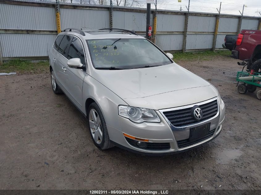 2010 Volkswagen Passat Wagon VIN: WVWLK9AN5AE141382 Lot: 12002311