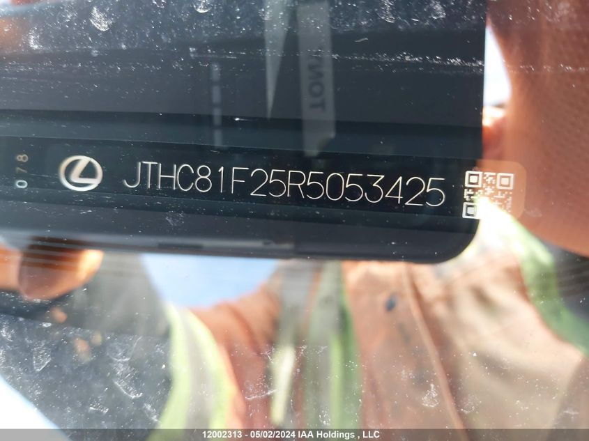 2024 Lexus Is 300 300 VIN: JTHC81F25R5053425 Lot: 12002313