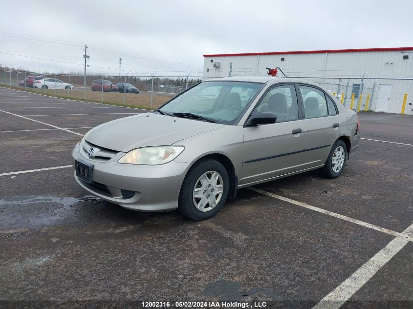 2004 Honda Civic Sdn VIN: 2HGES16344H928291 Lot: 12002316