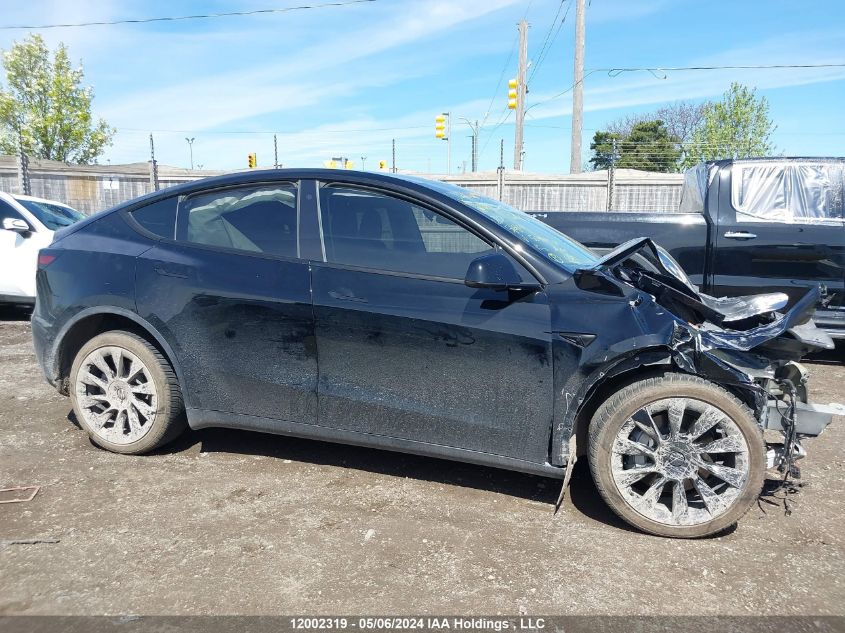 2022 Tesla Model Y VIN: 7SAYGDEE5NF504498 Lot: 12002319