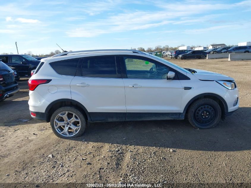 2019 Ford Escape Titanium VIN: 1FMCU9J94KUB87396 Lot: 12002323