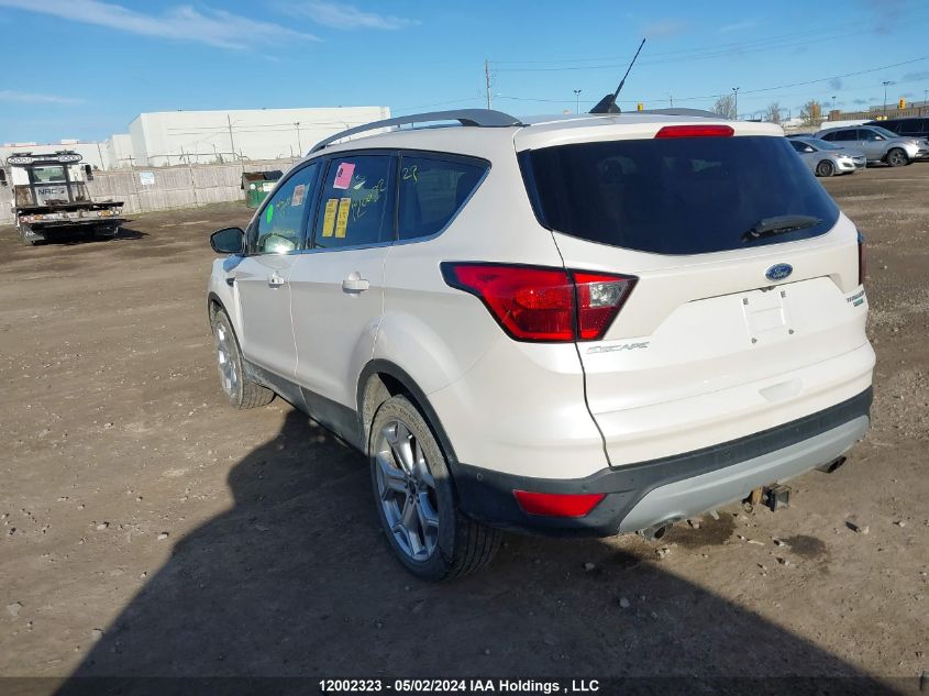 2019 Ford Escape Titanium VIN: 1FMCU9J94KUB87396 Lot: 12002323