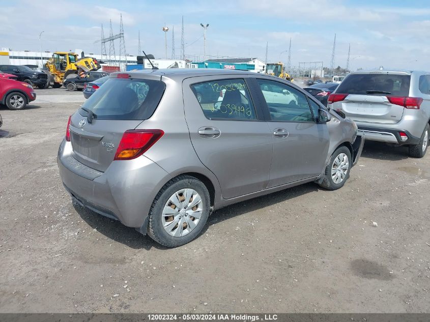 2015 Toyota Yaris Le/Se VIN: VNKKTUD39FA039496 Lot: 12002324