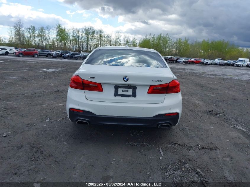 2018 BMW 530 Xi VIN: WBAJA7C57JWC75123 Lot: 12002326