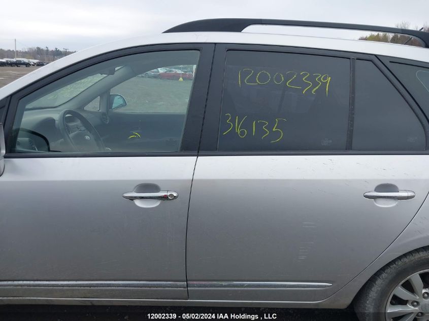 2010 Kia Rondo Ex VIN: KNAHH8A68A7316135 Lot: 12002339