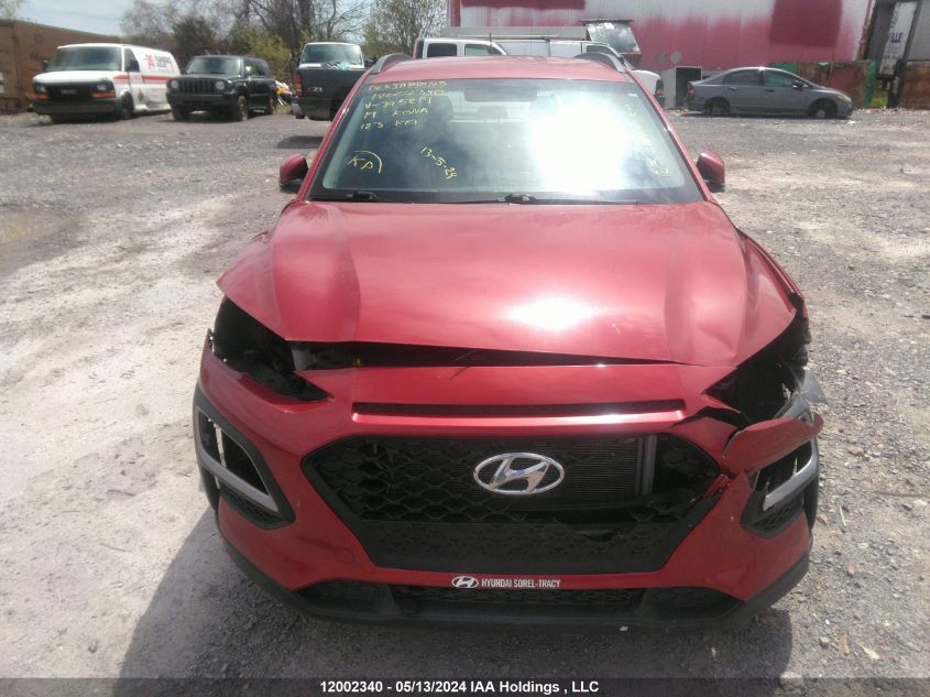 2019 Hyundai Kona Se VIN: KM8K12AA6KU395219 Lot: 12002340