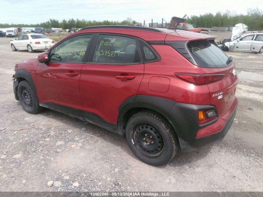 2019 Hyundai Kona Se VIN: KM8K12AA6KU395219 Lot: 12002340