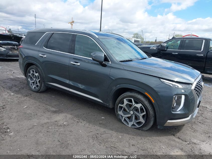 2022 Hyundai Palisade Limited VIN: KM8R5DHE8NU458087 Lot: 12002345