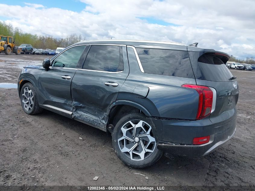 2022 Hyundai Palisade Limited VIN: KM8R5DHE8NU458087 Lot: 12002345