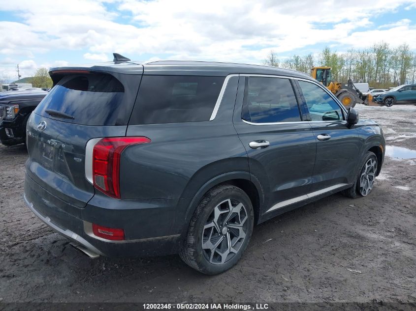 2022 Hyundai Palisade Limited VIN: KM8R5DHE8NU458087 Lot: 12002345