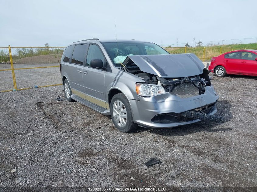 2016 Dodge Grand Caravan Se VIN: 2C4RDGBG2GR347344 Lot: 12002356