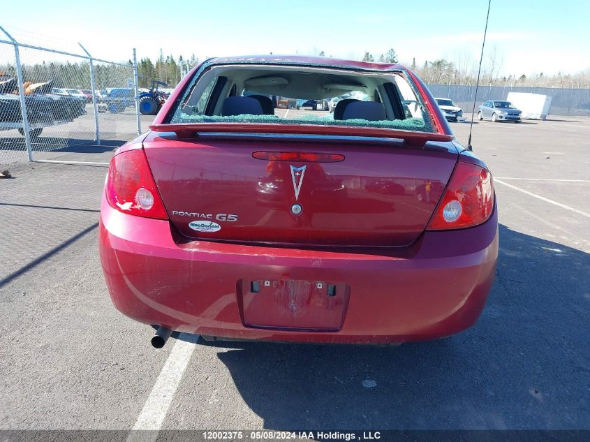 2009 Pontiac G5 VIN: 1G2AS55H197279784 Lot: 12002375