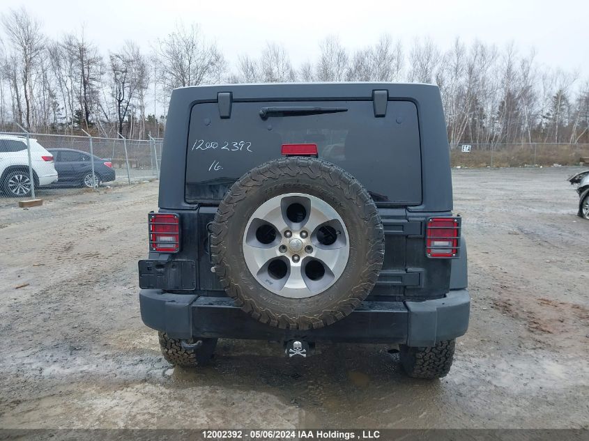 2016 Jeep Wrangler Unlimited VIN: 1C4HJWEG1GL300969 Lot: 12002392