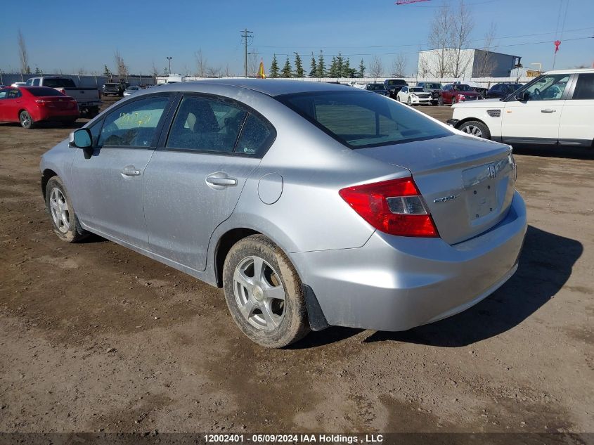 2012 Honda Civic Sdn VIN: 2HGFB2F40CH106704 Lot: 12002401