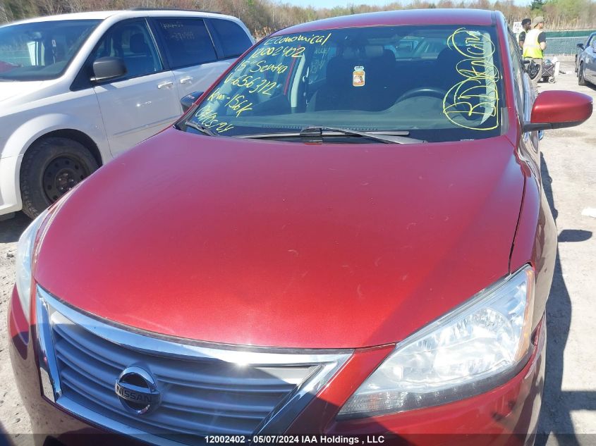 2015 Nissan Sentra VIN: 3N1AB7AP7FL656312 Lot: 12002402