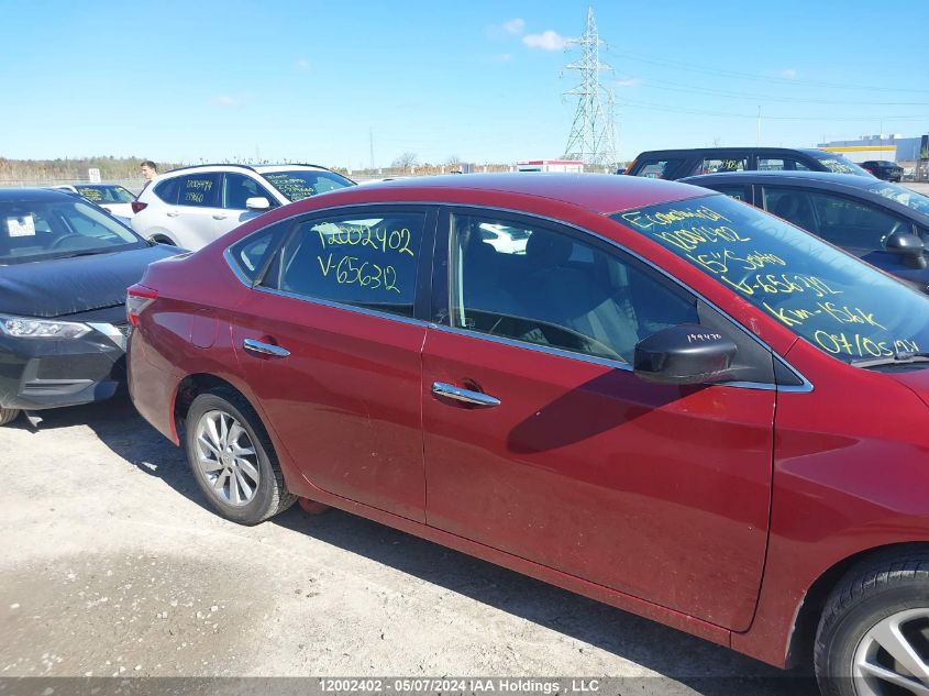 2015 Nissan Sentra VIN: 3N1AB7AP7FL656312 Lot: 12002402