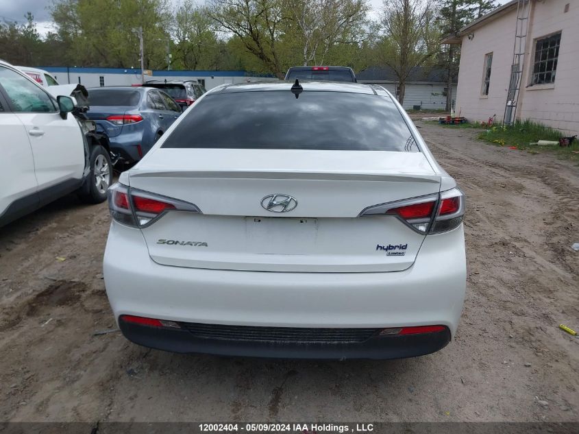2016 Hyundai Sonata Hybrid Limited VIN: KMHE34L10GA010102 Lot: 12002404