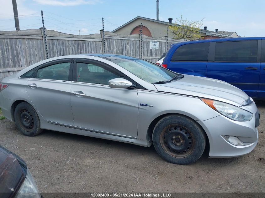 2012 Hyundai Sonata Hybrid VIN: KMHEC4A41CA031161 Lot: 12002409