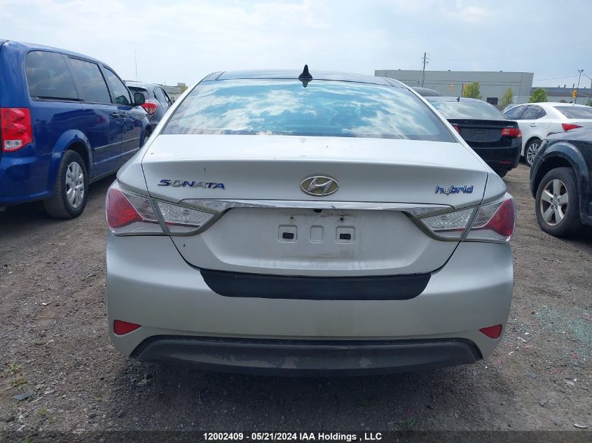 2012 Hyundai Sonata Hybrid VIN: KMHEC4A41CA031161 Lot: 12002409