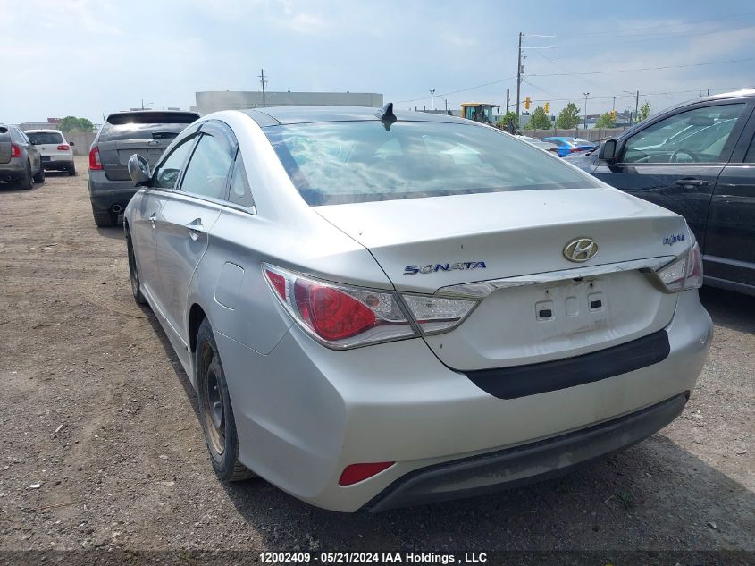 2012 Hyundai Sonata Hybrid VIN: KMHEC4A41CA031161 Lot: 12002409