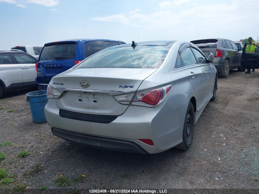 2012 Hyundai Sonata Hybrid VIN: KMHEC4A41CA031161 Lot: 12002409