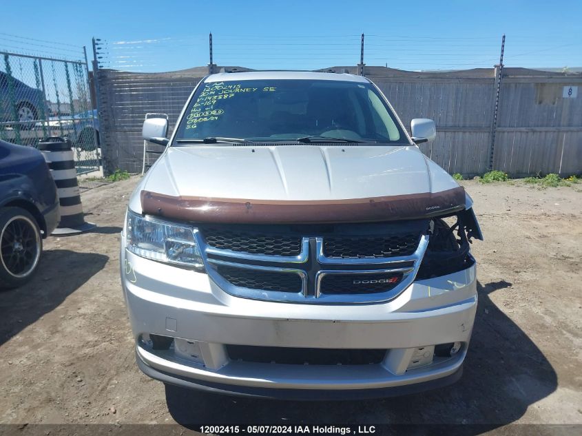 2014 Dodge Journey Se VIN: 3C4PDCAB8ET143387 Lot: 12002415