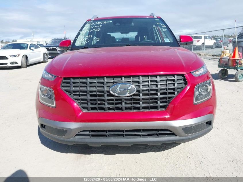 2020 Hyundai Venue Preferred VIN: KMHRC8A39LU046148 Lot: 12002428