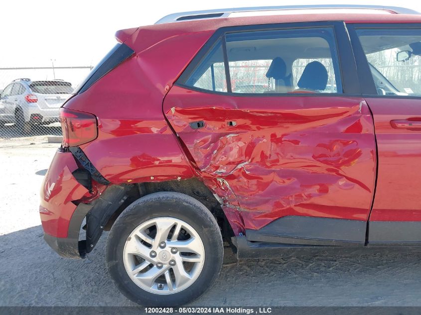 2020 Hyundai Venue Preferred VIN: KMHRC8A39LU046148 Lot: 12002428