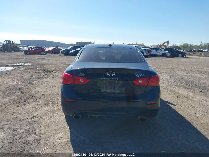 2014 Infiniti Q50 VIN: JN1BV7AR1EM705053 Lot: 12002446