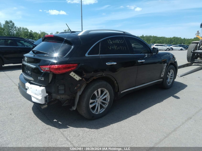 2010 Infiniti Fx35 VIN: JN8AS1MW1AM850477 Lot: 12002451