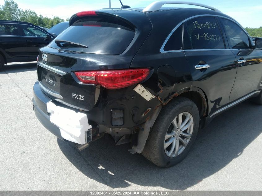 2010 Infiniti Fx35 VIN: JN8AS1MW1AM850477 Lot: 12002451