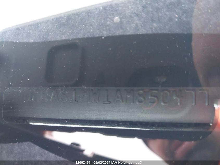 2010 Infiniti Fx35 VIN: JN8AS1MW1AM850477 Lot: 12002451