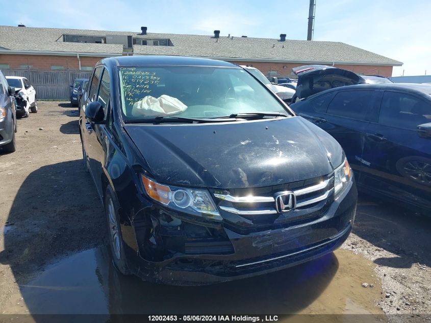 2016 Honda Odyssey VIN: 5FNRL5H40GB514235 Lot: 12002453