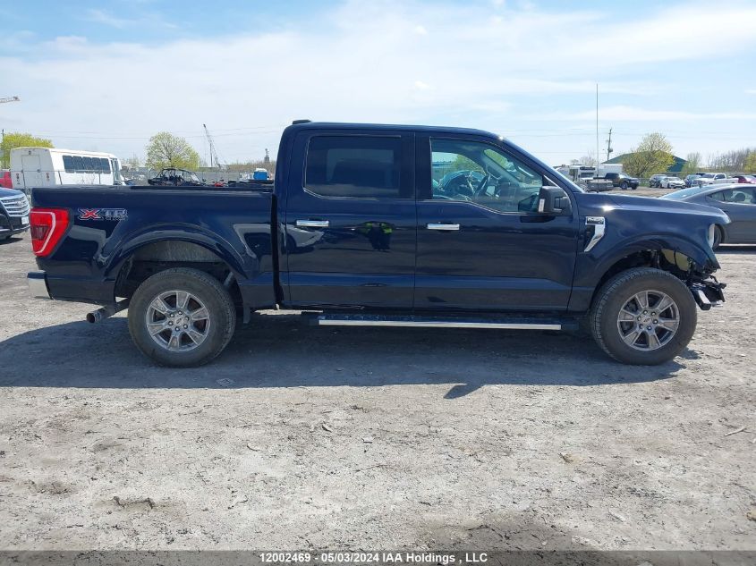 2021 Ford F150 Supercrew VIN: 1FTFW1E81MFA39812 Lot: 12002469