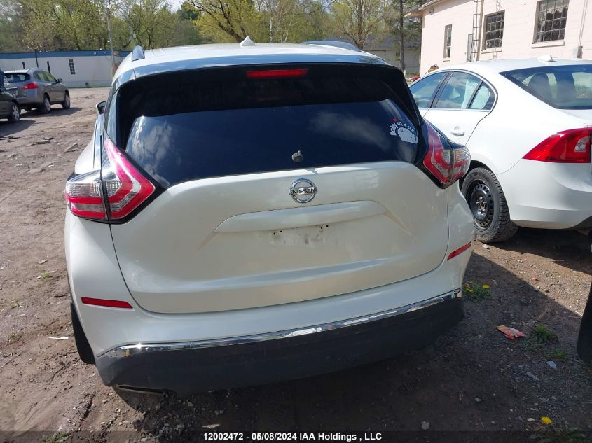 2016 Nissan Murano S/Sl/Sv/Platinum VIN: 5N1AZ2MG8GN121980 Lot: 12002472