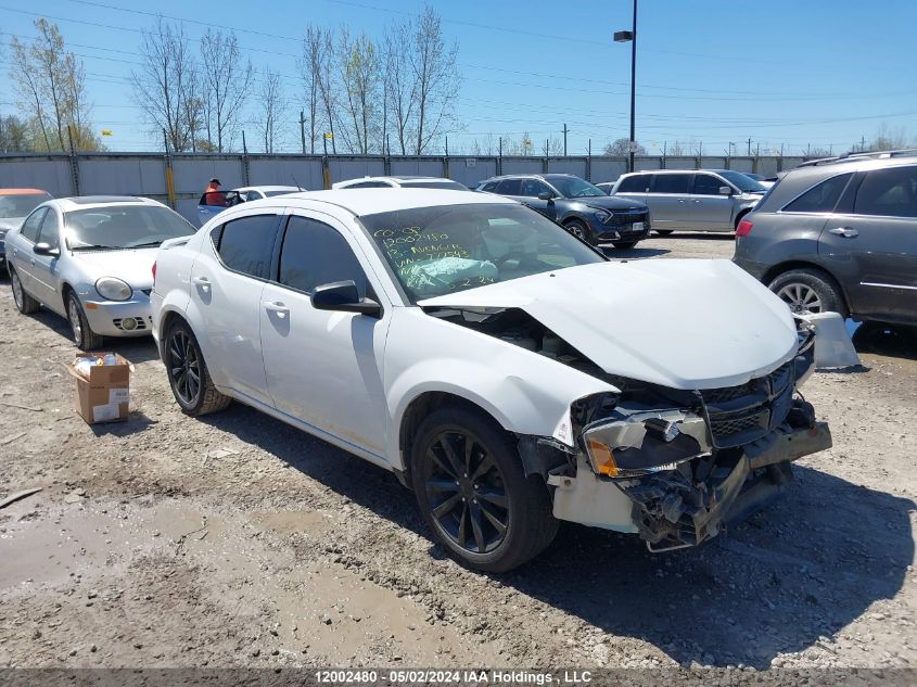 2013 Dodge Avenger VIN: 1C3CDZAB1DN772543 Lot: 12002480