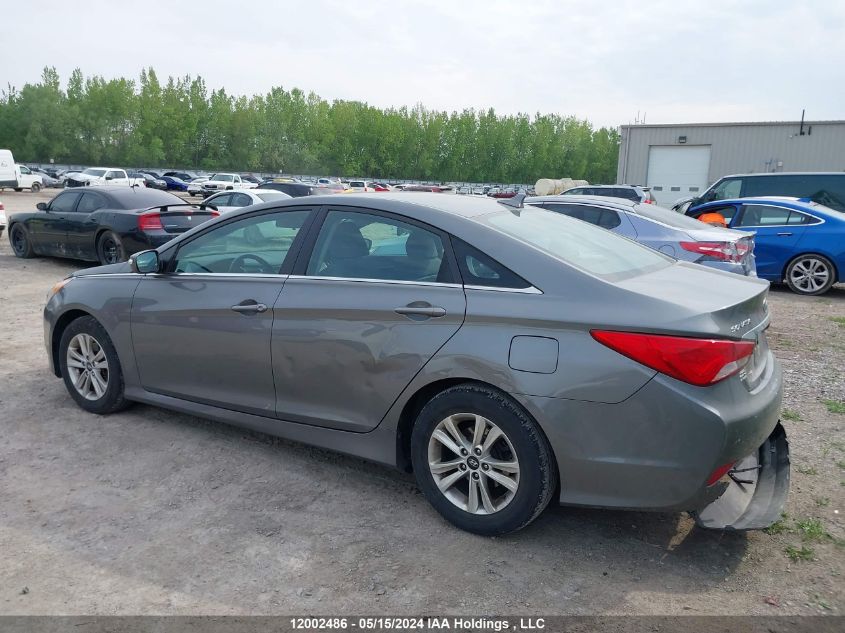 2014 Hyundai Sonata Gls VIN: 5NPEB4AC2EH904894 Lot: 12002486