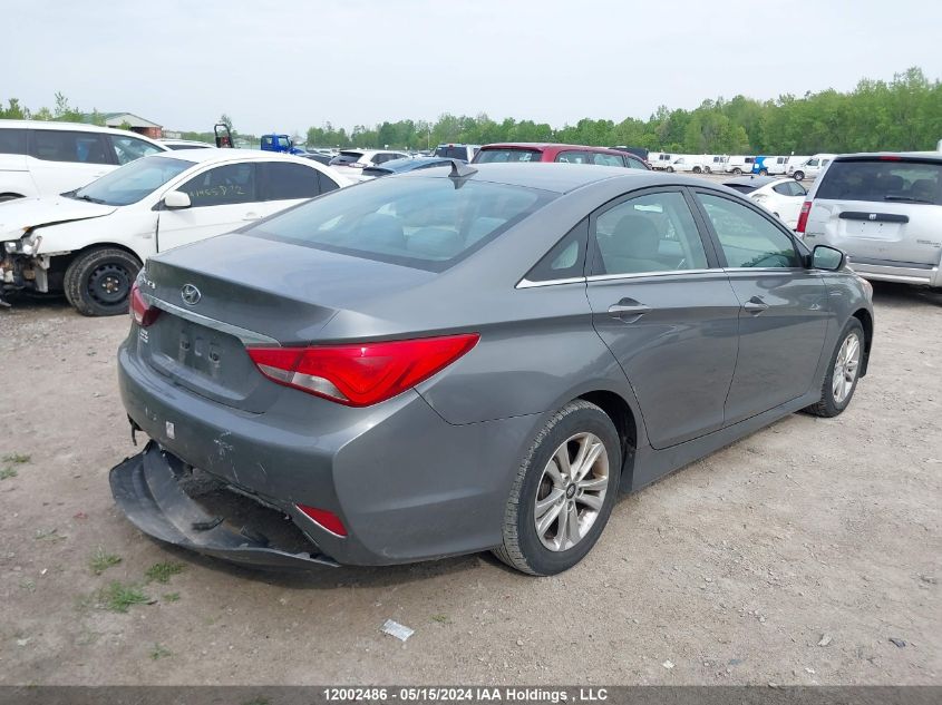 2014 Hyundai Sonata Gls VIN: 5NPEB4AC2EH904894 Lot: 12002486