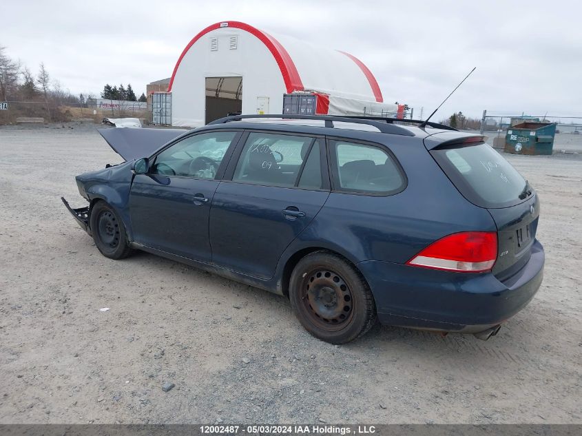 2009 Volkswagen Jetta Wagon VIN: 3VWKM81KX9M268864 Lot: 12002487