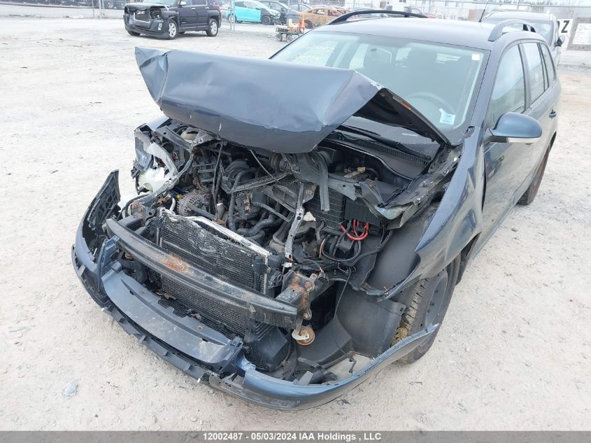 2009 Volkswagen Jetta Wagon VIN: 3VWKM81KX9M268864 Lot: 12002487