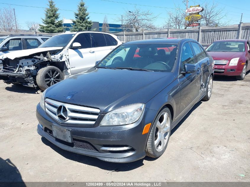 2011 Mercedes-Benz C-Class VIN: WDDGF8BB5BF581365 Lot: 12002499