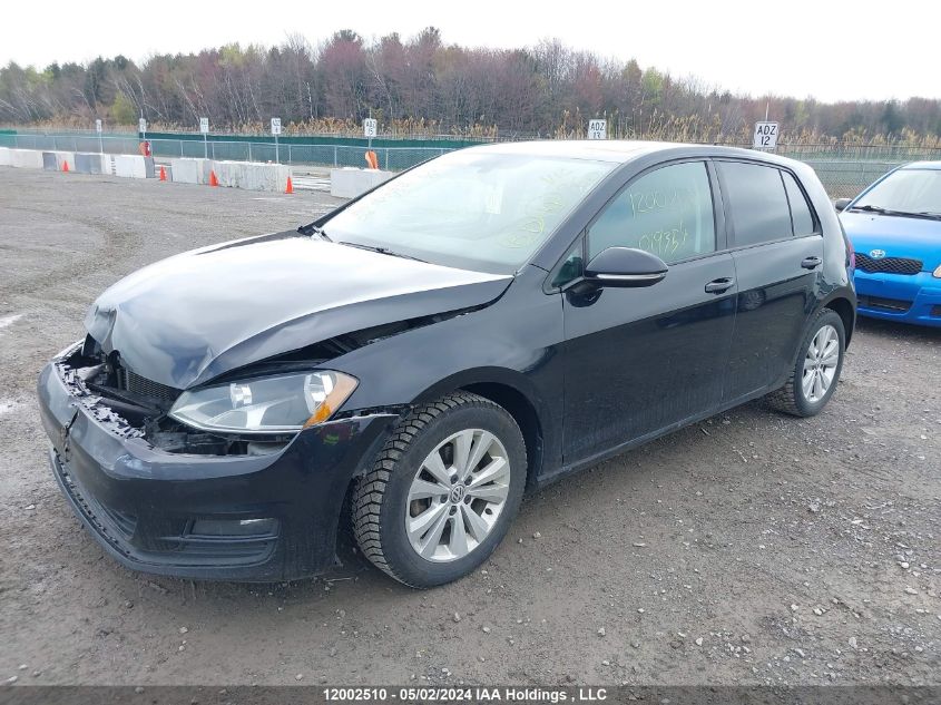 2017 Volkswagen Golf S/Wolfsburg VIN: 3VW117AU5HM019354 Lot: 12002510