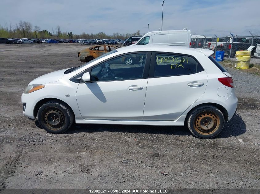 2011 Mazda Mazda2 VIN: JM1DE1HY4B0126755 Lot: 12002521