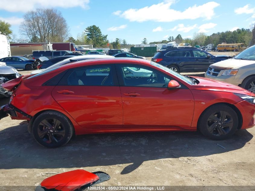 2022 Hyundai Elantra Sel VIN: KMHLM4AG7NU309092 Lot: 12002534