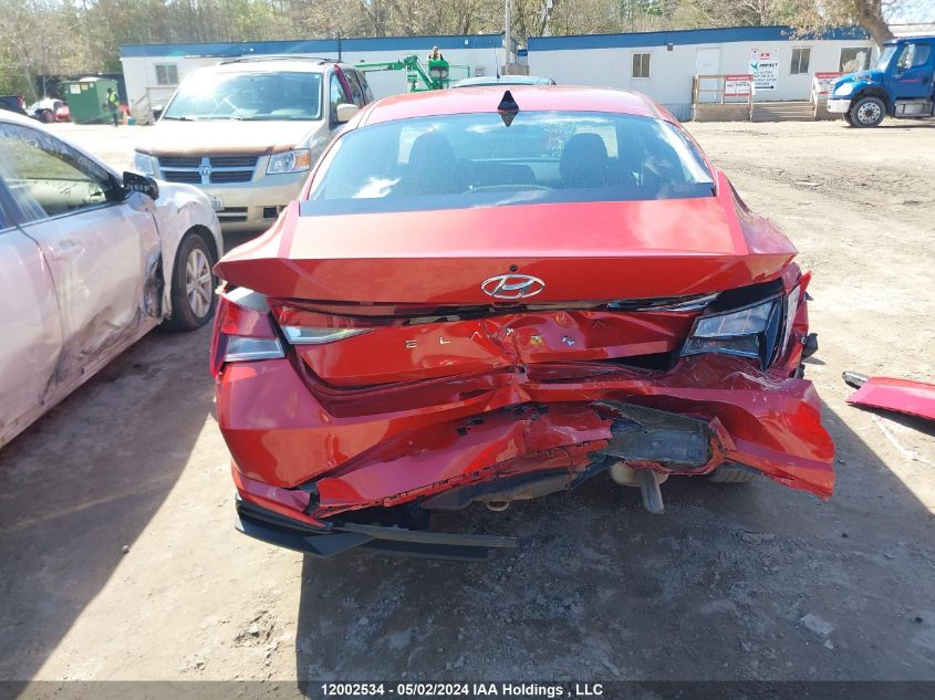 2022 Hyundai Elantra Sel VIN: KMHLM4AG7NU309092 Lot: 12002534