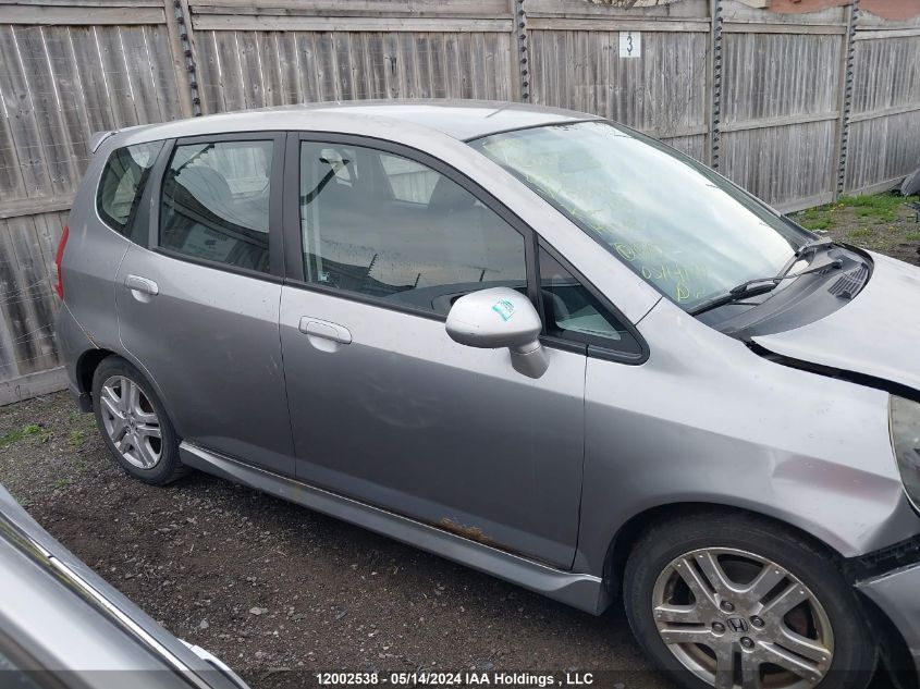 2007 Honda Fit VIN: JHMGD38697S810012 Lot: 12002538