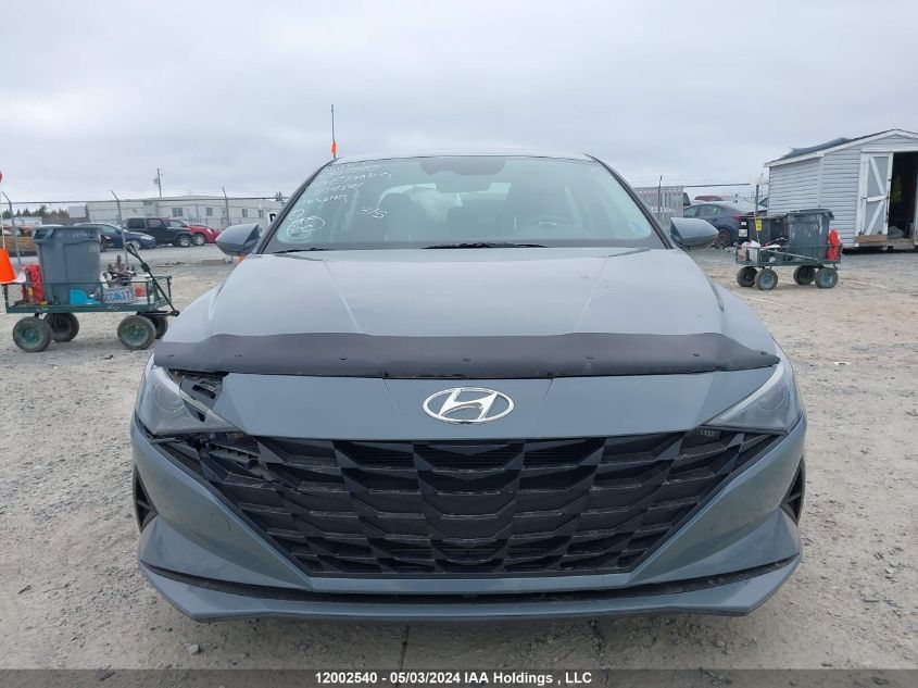 2022 Hyundai Elantra Sel VIN: KMHLM4AG0NU354844 Lot: 12002540